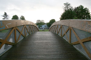 Деревянный мост.Ческе Будеевице